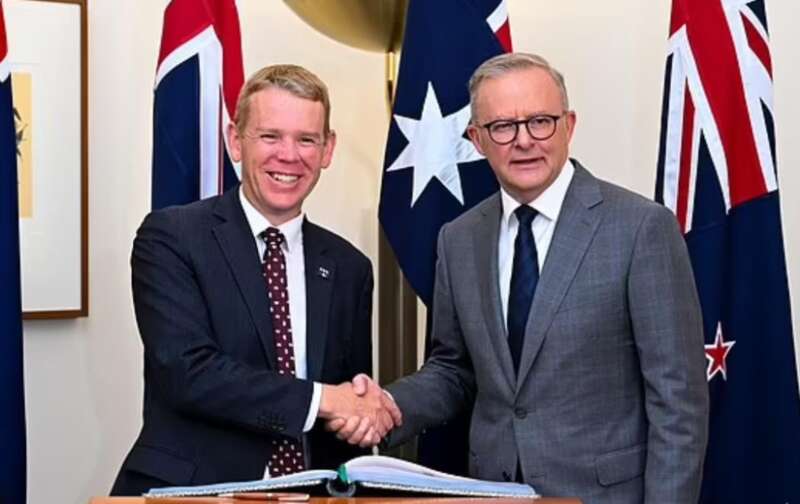 澳洲总理艾博年表示：“澳新两国有着深厚的友谊，这种友谊是通过历史、共同的价值观以及共同的愿景形成的 ...