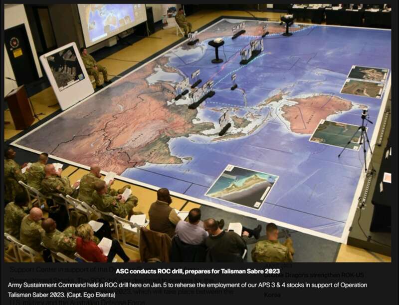 美国陆军官方网站随即还发布了该演习的现场照片