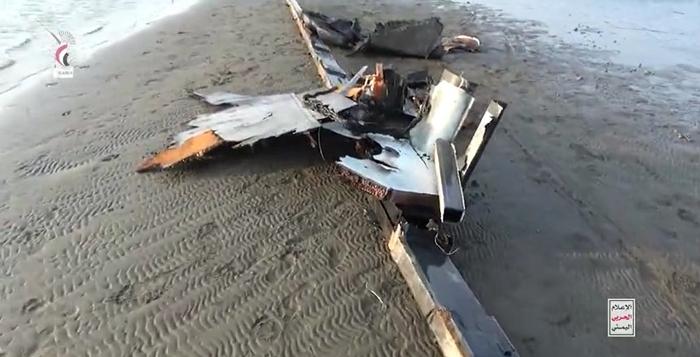 胡塞武装19日公布的视频，称打捞出了当日击落的MQ-9“死神”无人侦察机残骸 ...